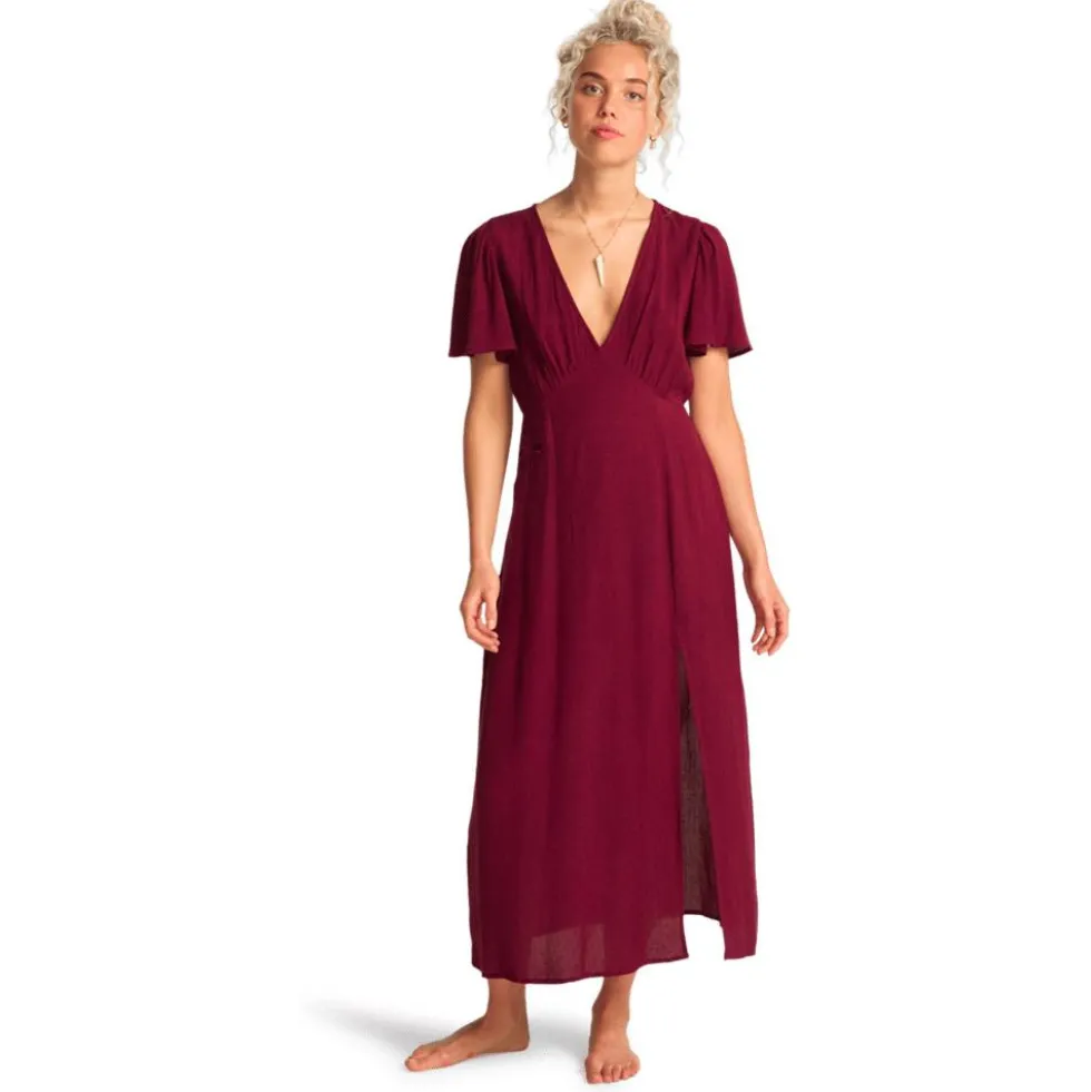 Abito Billabong Jet Set Cedar Green Cranberry