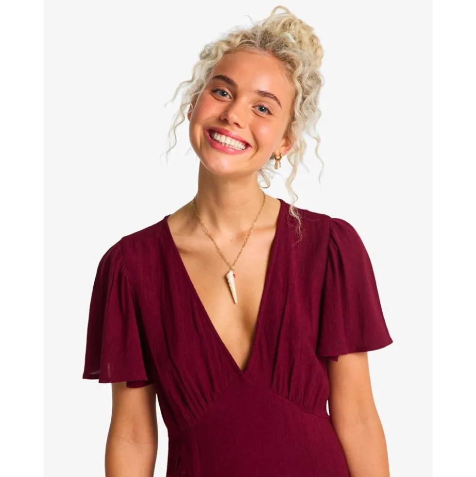 Abito Billabong Jet Set Cedar Green Cranberry