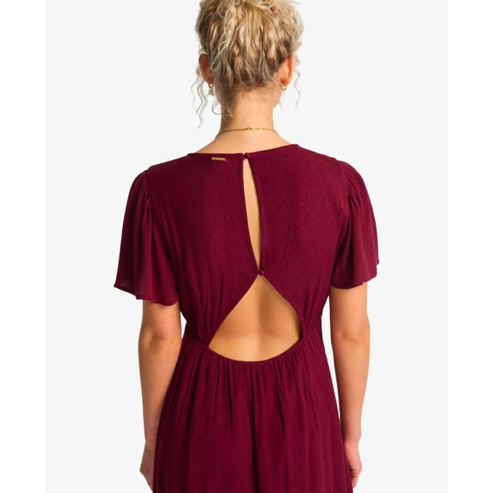 Abito Billabong Jet Set Cedar Green Cranberry