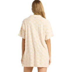 Abito Billabong Laura Waves Knt Drs Antique White