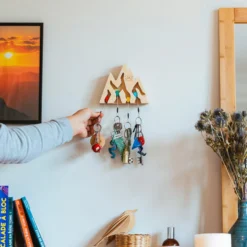 Accessori di allenamento YY Vertical Key Holder Mountain Erable