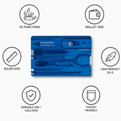 Accessori per utensili Victorinox Swisscard Translucide Blue