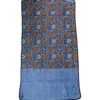All-In Large Beach Towel Flore Blue