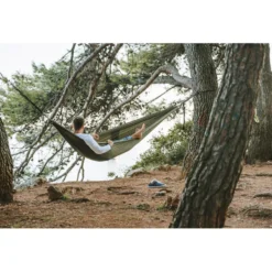 Amache Ticket To The Moon King Size Hammock Army Green Brown