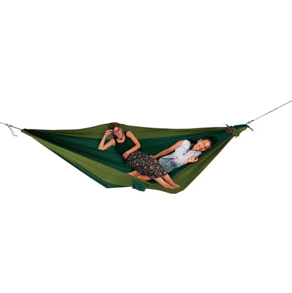 Amache Ticket To The Moon King Size Hammock Dark Green Leaf Green