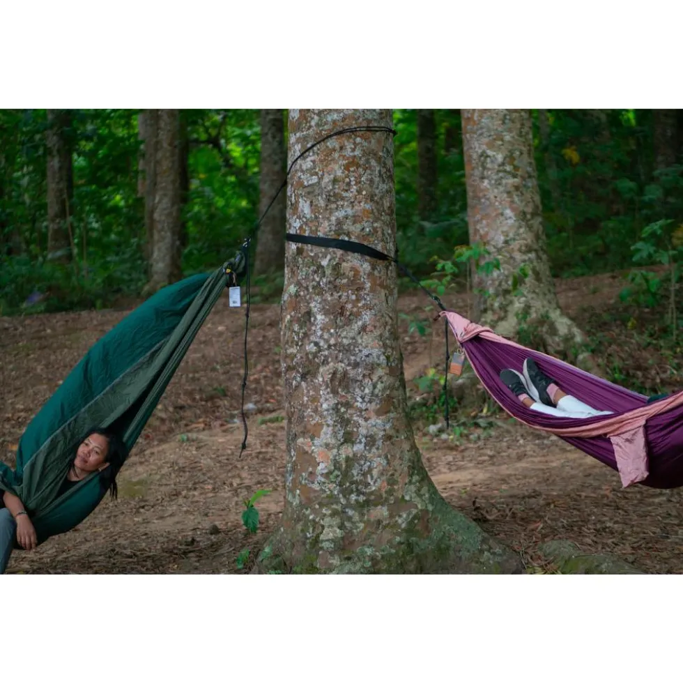 Amache Ticket To The Moon King Size Hammock Dark Green Leaf Green