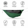 Amache Ticket To The Moon Lightest Pro Hammock Forest Green