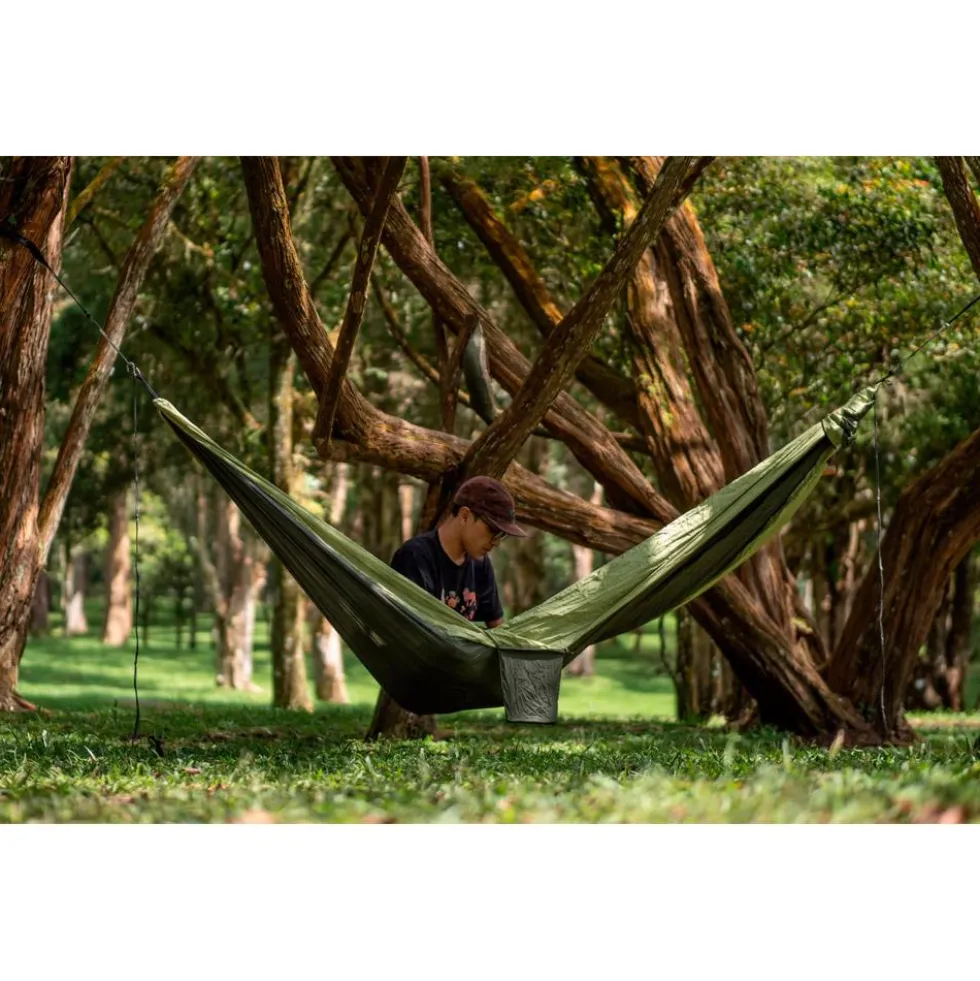 Amache Ticket To The Moon Original Hammock Army Green Green Apple