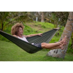 Amache Ticket To The Moon Original Hammock Army Green Brown
