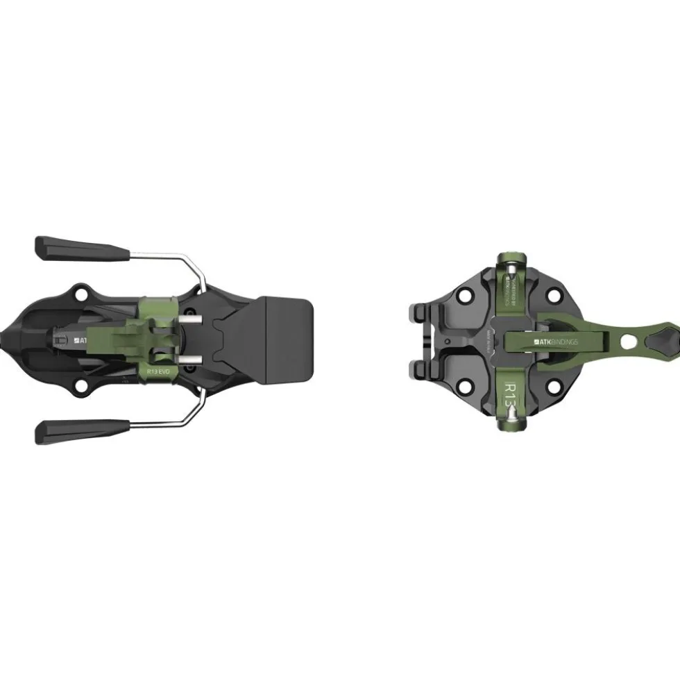 Attacchi da sci alpinismo ATK Raider 13 Evo Camo Green 91mm
