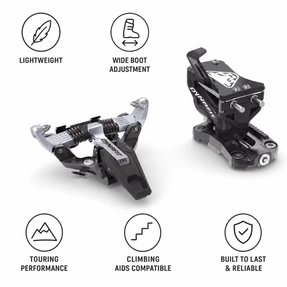 Attacchi da sci alpinismo Dynafit Speed Turn Black Silver