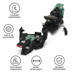 Attacchi da sci alpinismo Marker Cruise 10 90mm Black Green
