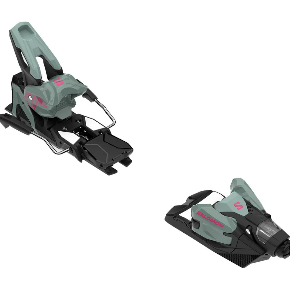 Attacchi Sci Salomon Strive 14 Gw Iceberg Green Black Sachet Pink D100