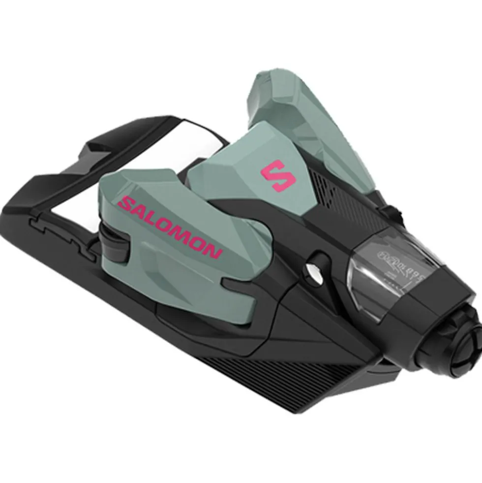 Attacchi Sci Salomon Strive 14 Gw Iceberg Green Black Sachet Pink D100