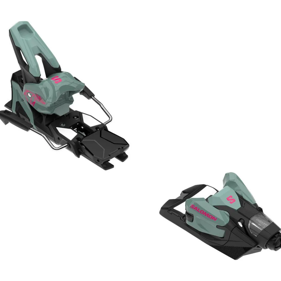 Attacchi Sci Salomon Strive 14 Gw Iceberg Green Black Sachet Pink D115
