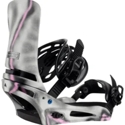 Attacchi Snowboard Burton Cartel X Pink Gray