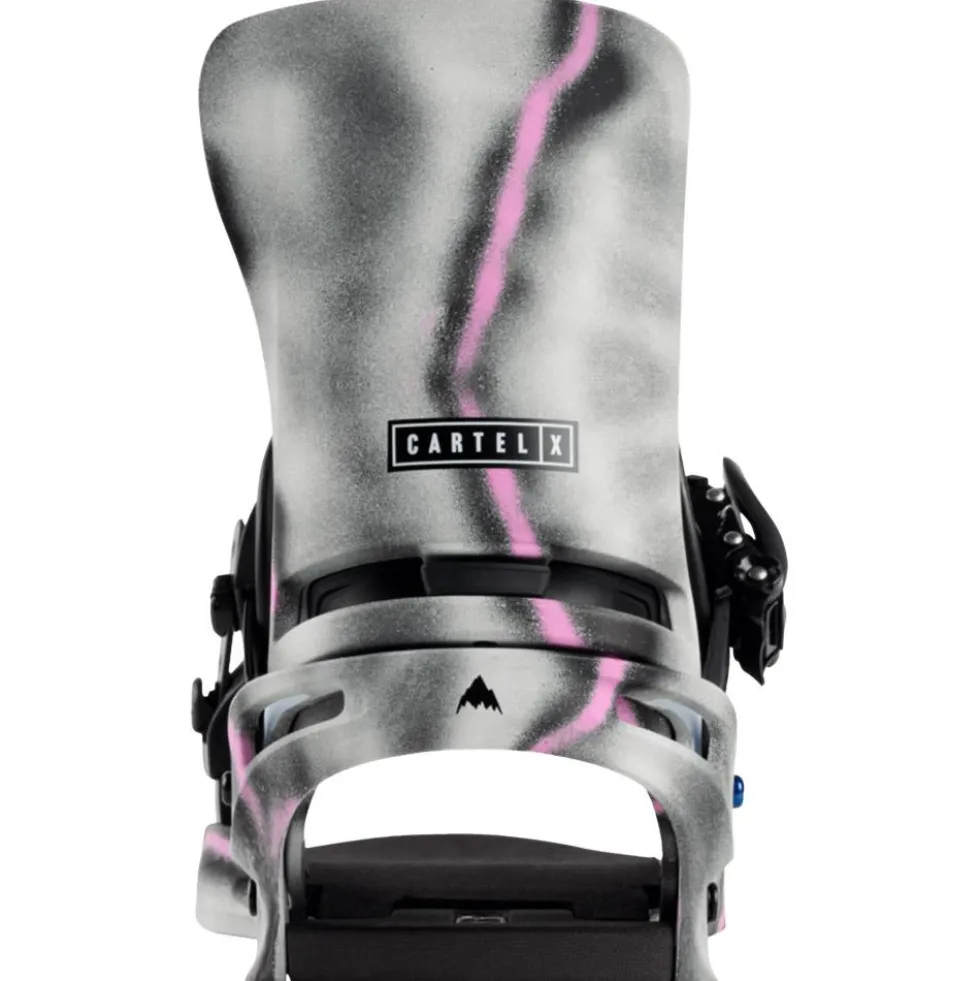 Attacchi Snowboard Burton Cartel X Pink Gray