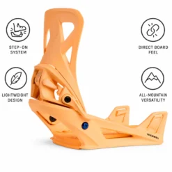 Attacchi Snowboard Burton Step On Men Orange Cream
