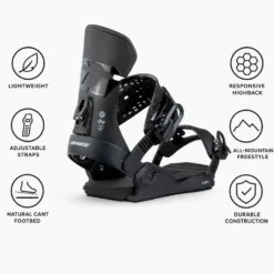 Attacchi Snowboard Drake Fifty Black