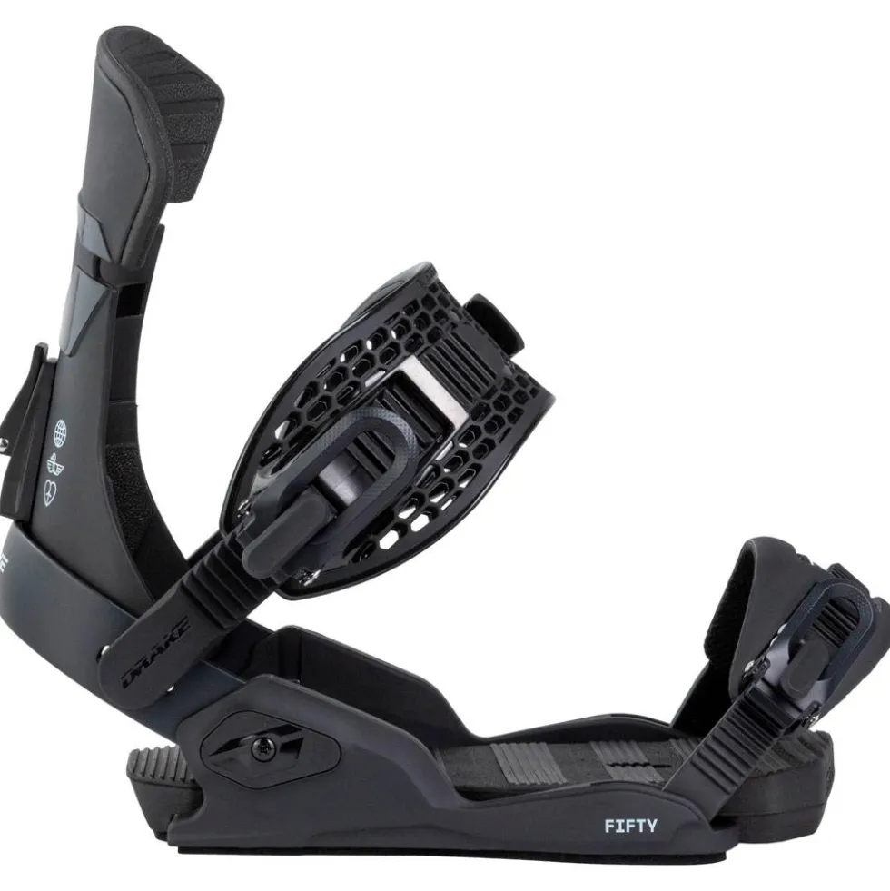 Attacchi Snowboard Drake Fifty Black