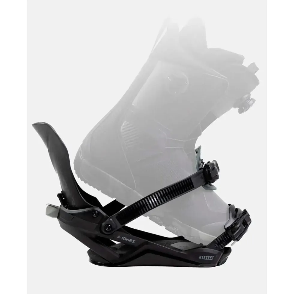 Attacchi Snowboard Jones Mercury Fase Stealth Black