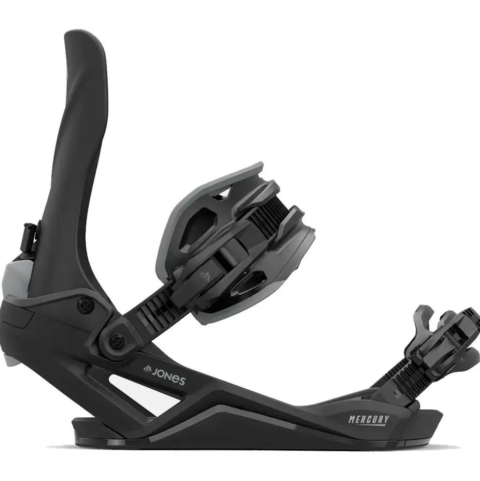 Attacchi Snowboard Jones Mercury Fase Stealth Black