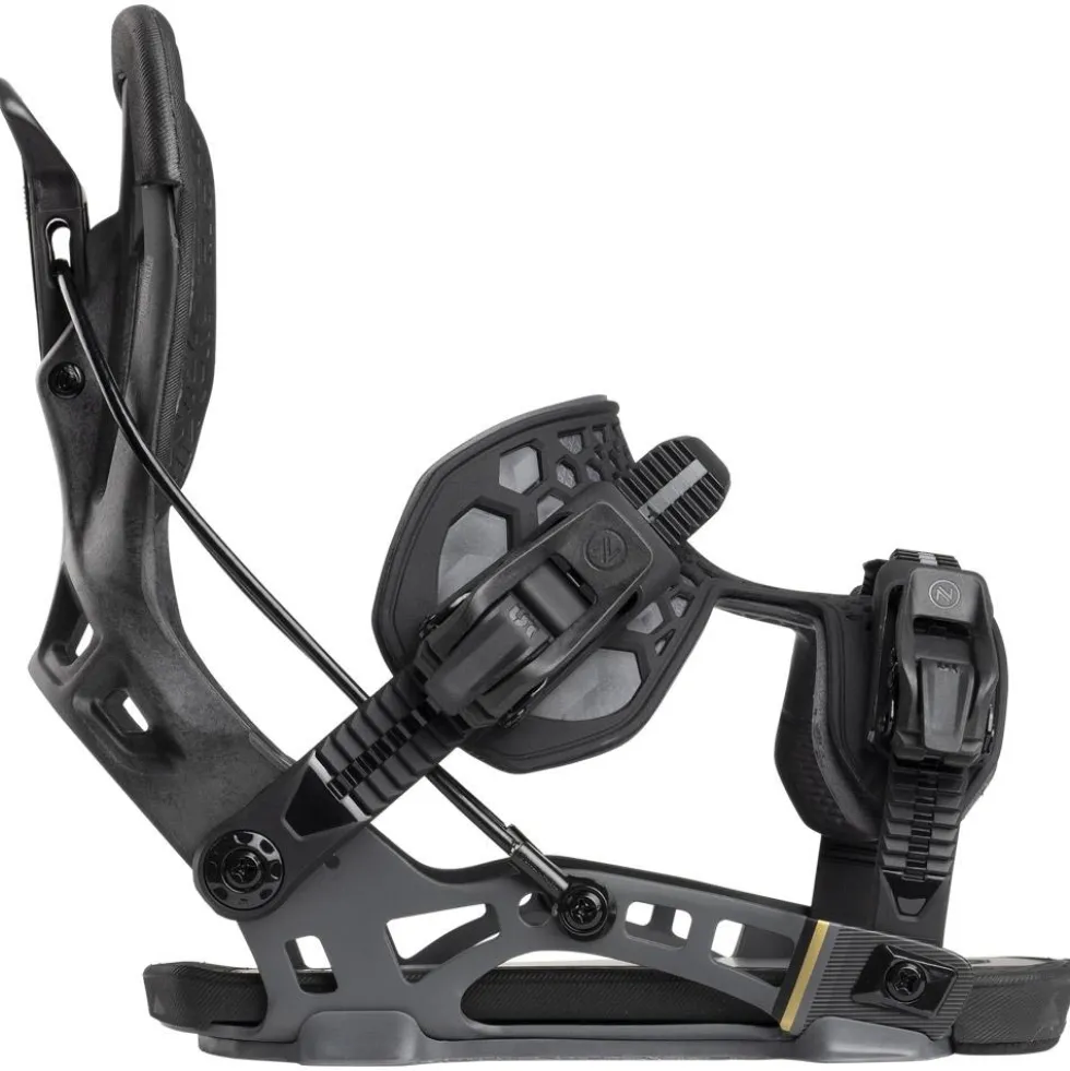 Attacchi Snowboard Nidecker NX2-Carbon Black