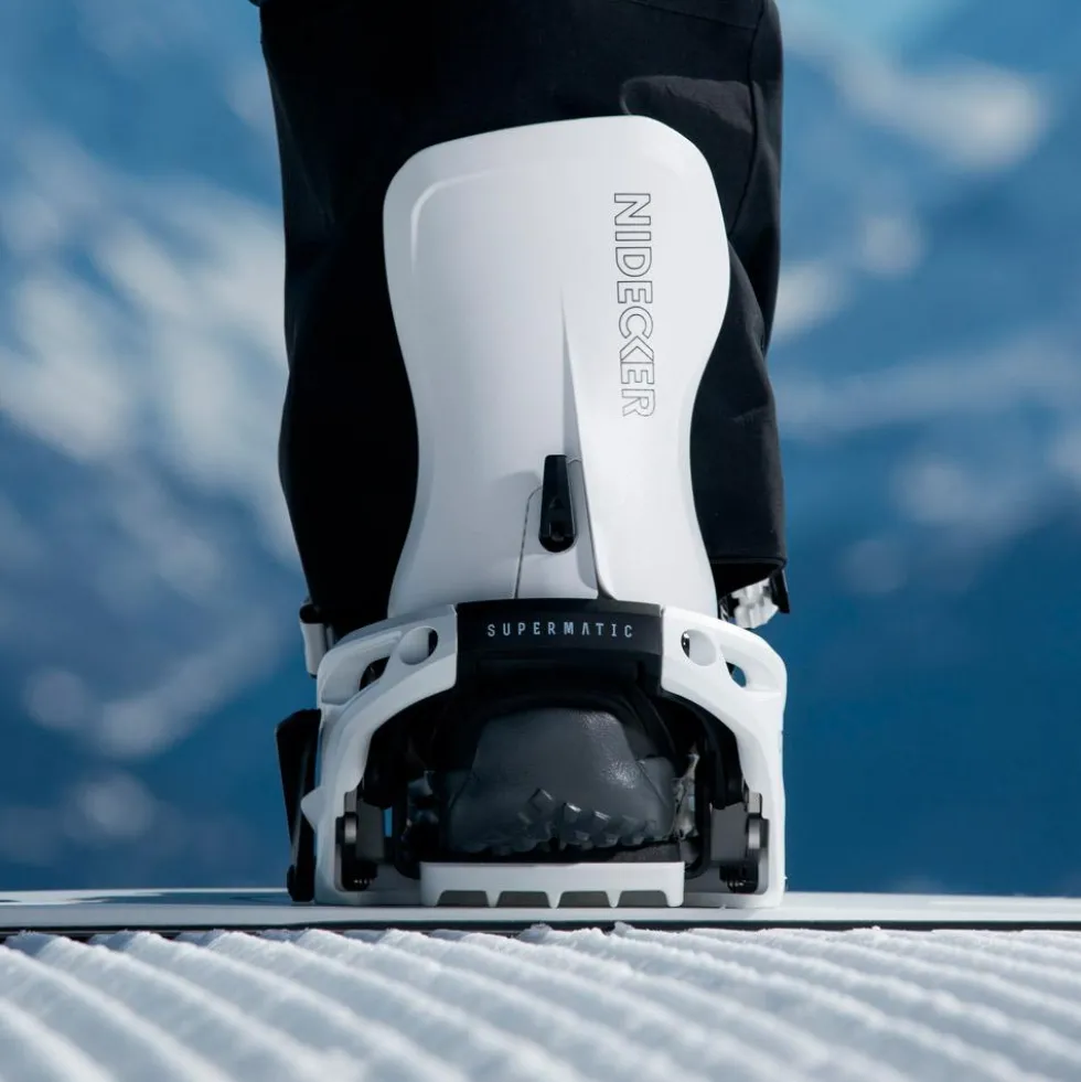 Attacchi Snowboard Nidecker Supermatic Lt White
