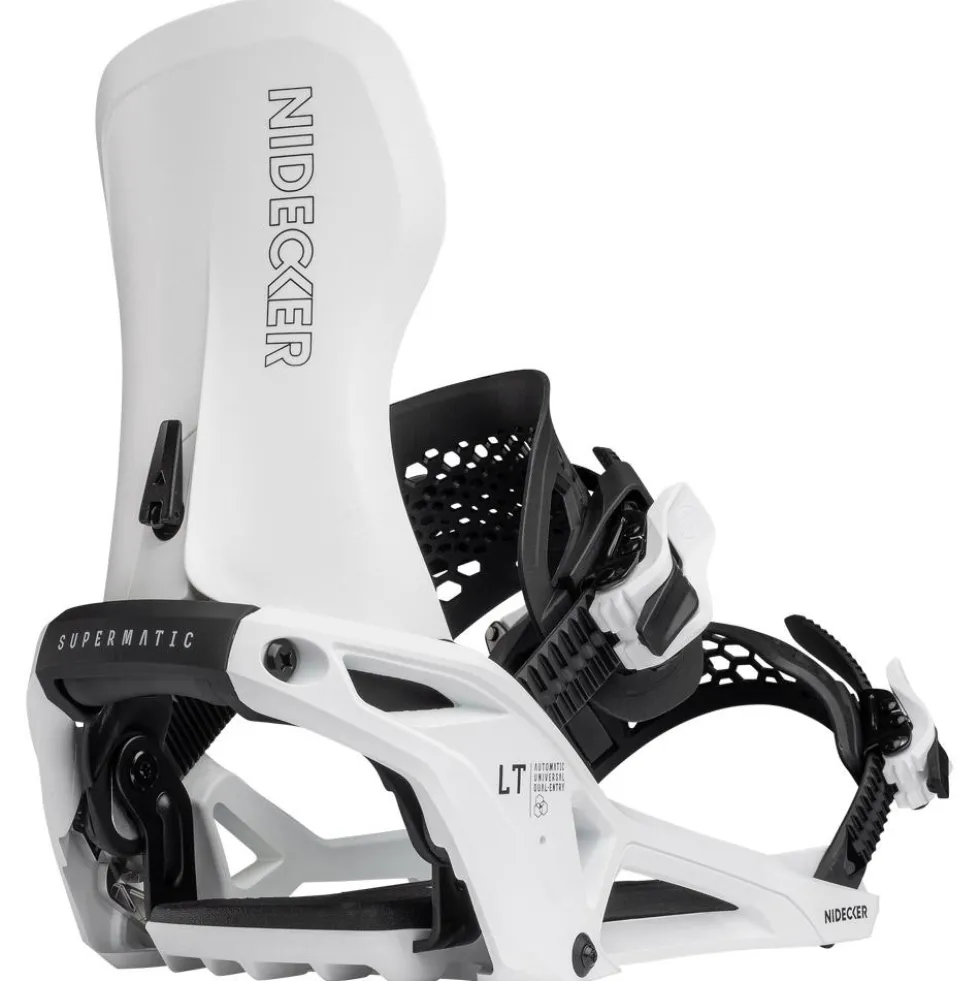 Attacchi Snowboard Nidecker Supermatic Lt White