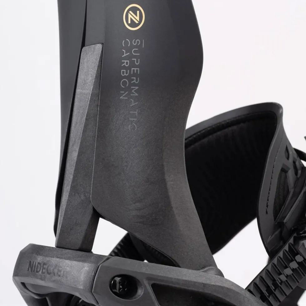 Attacchi Snowboard Nidecker Supermatic Carbon Black