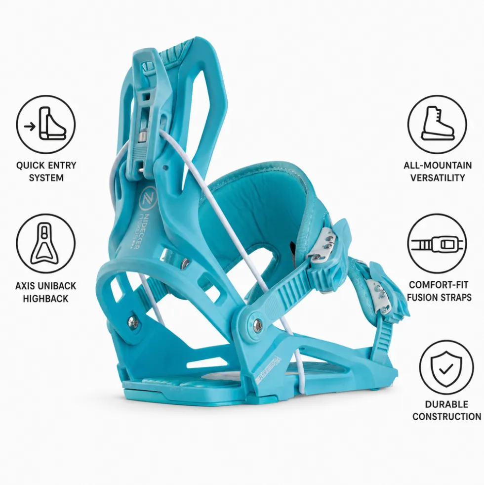 Attacchi Snowboard Nidecker Nexus Aqua