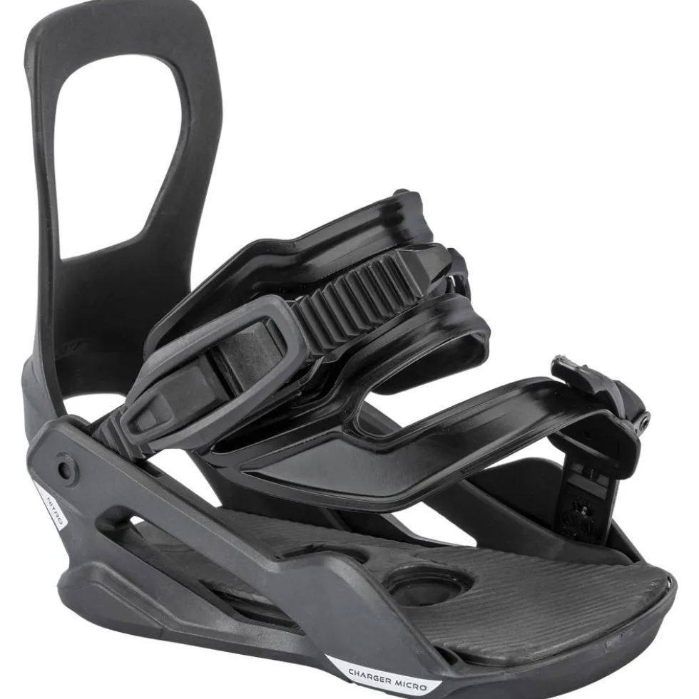 Attacchi Snowboard Nitro Charger Micro Black