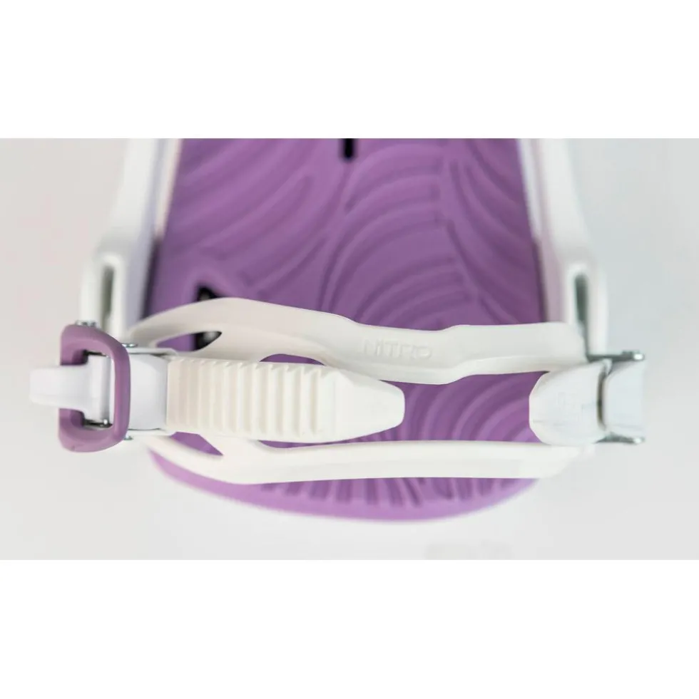Attacchi Snowboard Nitro Cosmic White Brush
