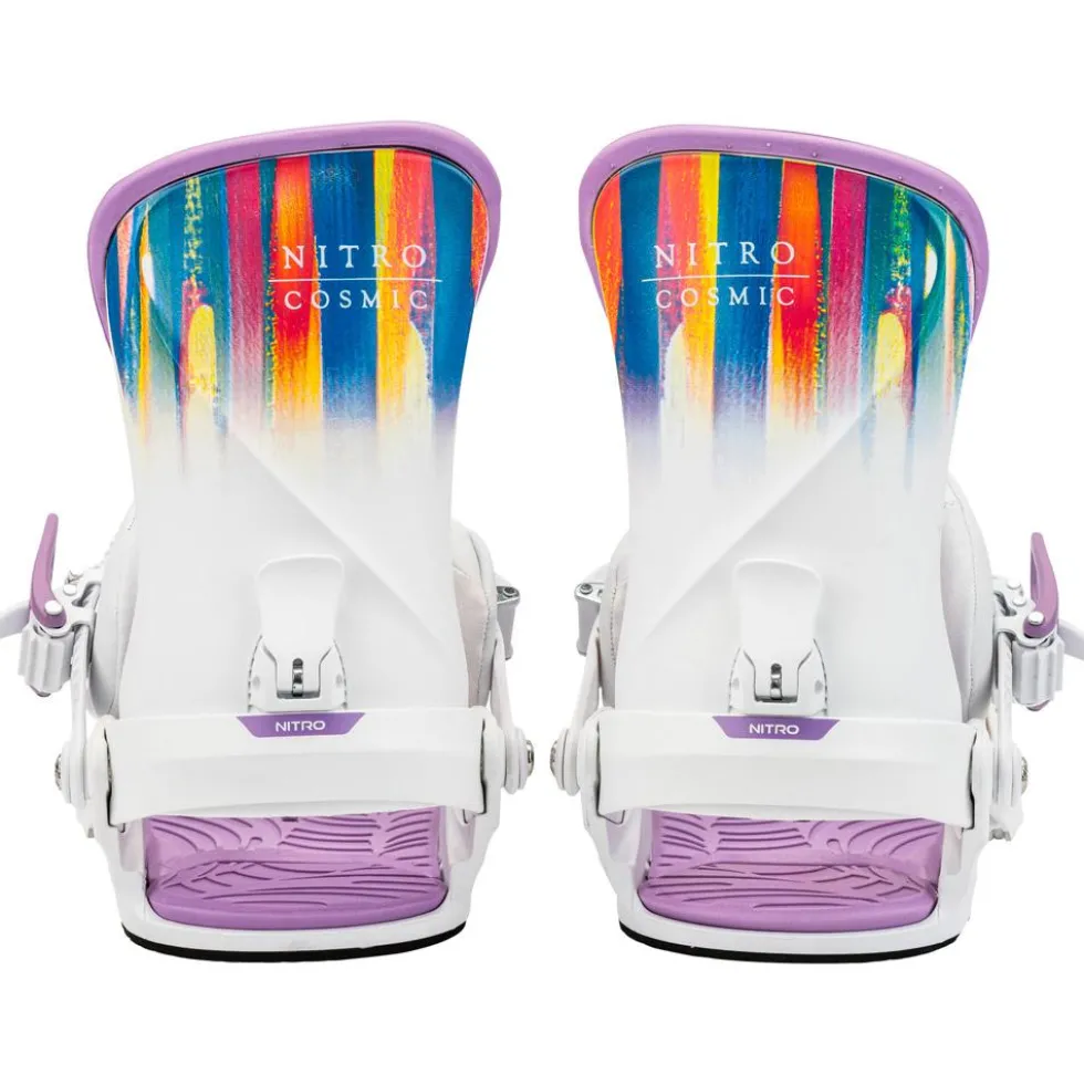 Attacchi Snowboard Nitro Cosmic White Brush