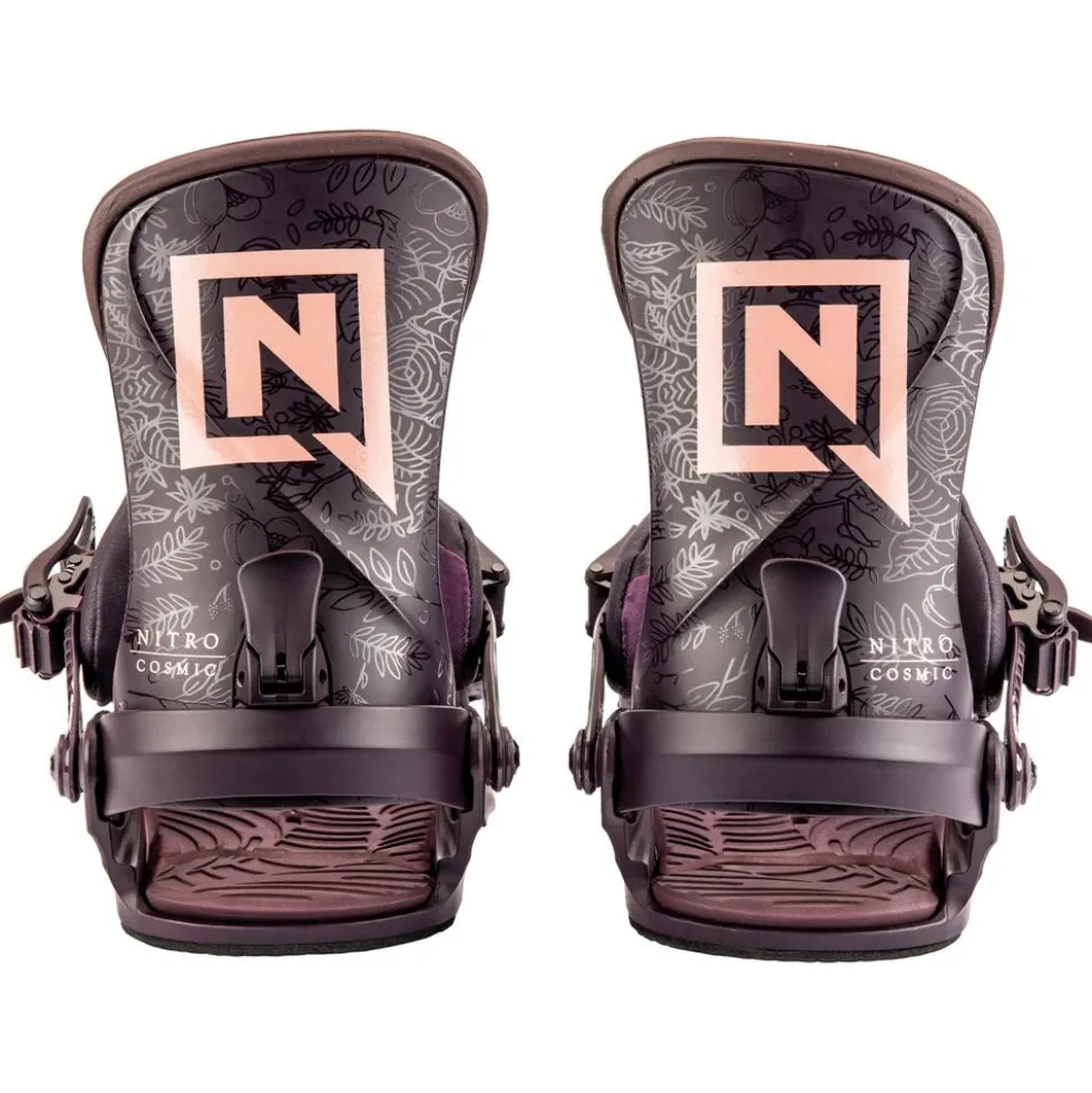 Attacchi Snowboard Nitro Cosmic plum vines