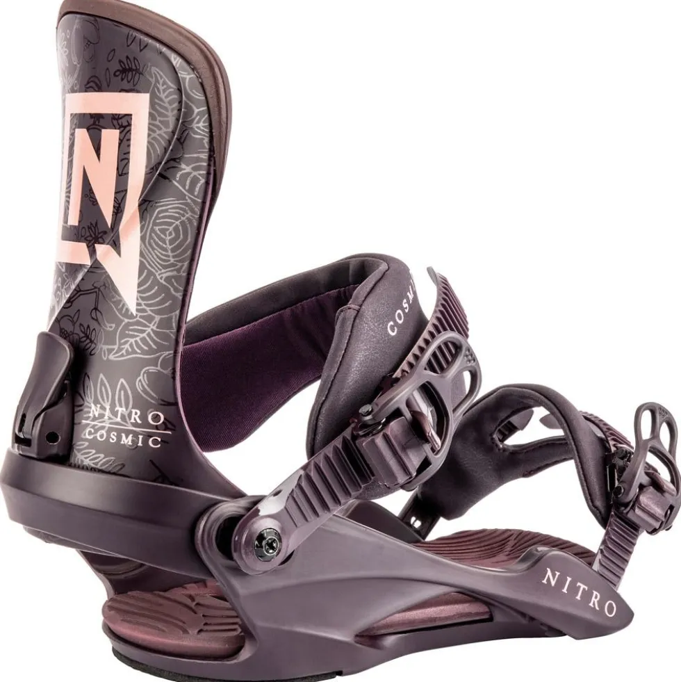 Attacchi Snowboard Nitro Cosmic plum vines