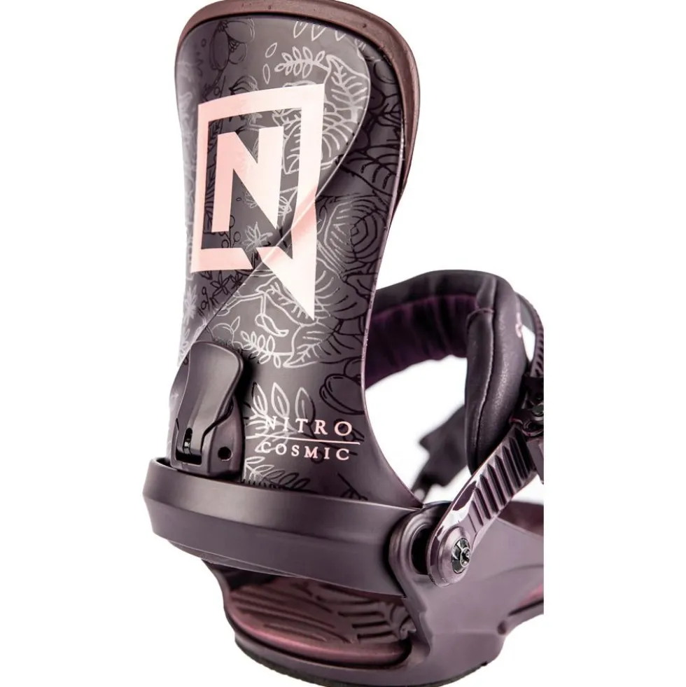 Attacchi Snowboard Nitro Cosmic plum vines