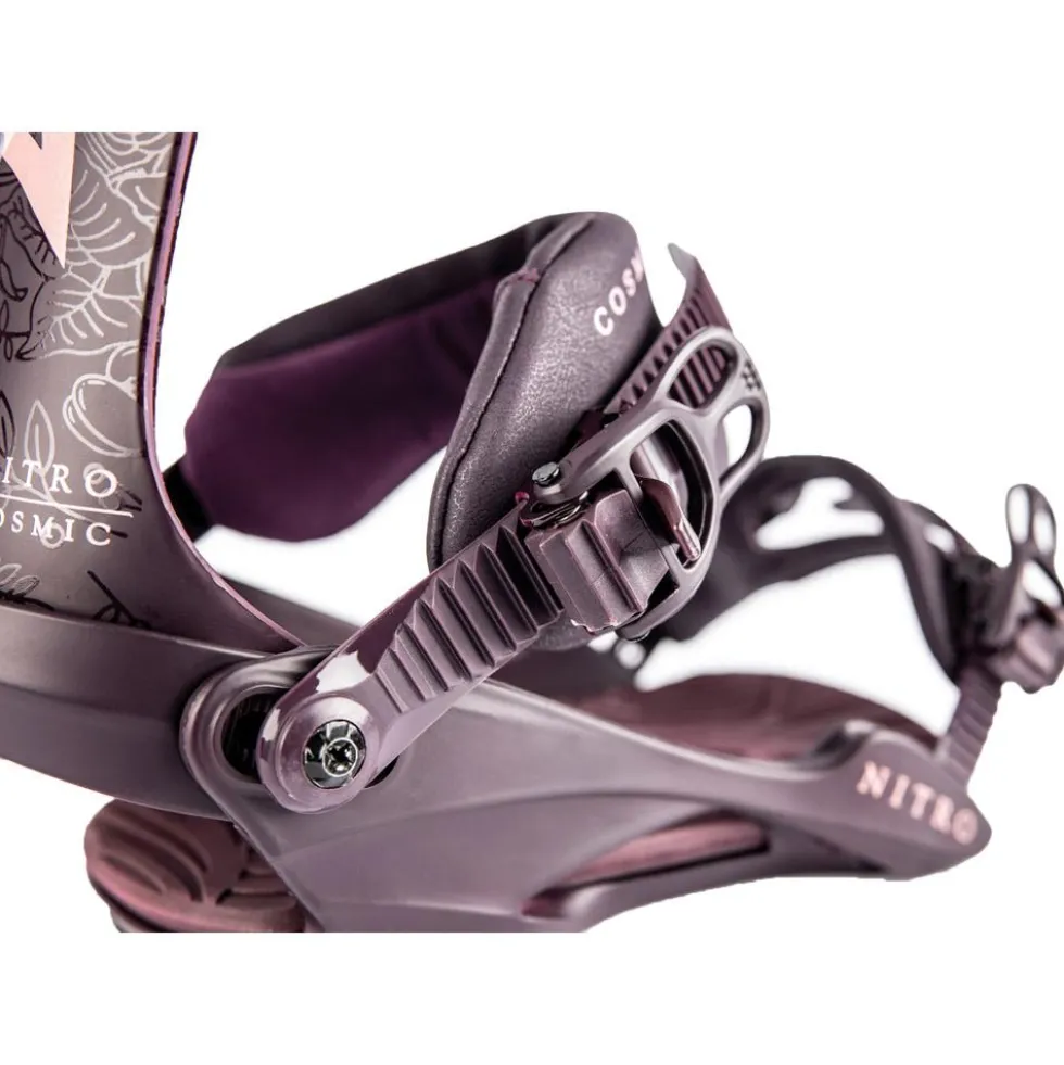 Attacchi Snowboard Nitro Cosmic plum vines
