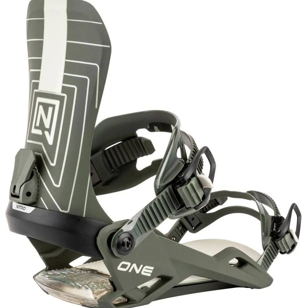 Attacchi Snowboard Nitro One Shadow