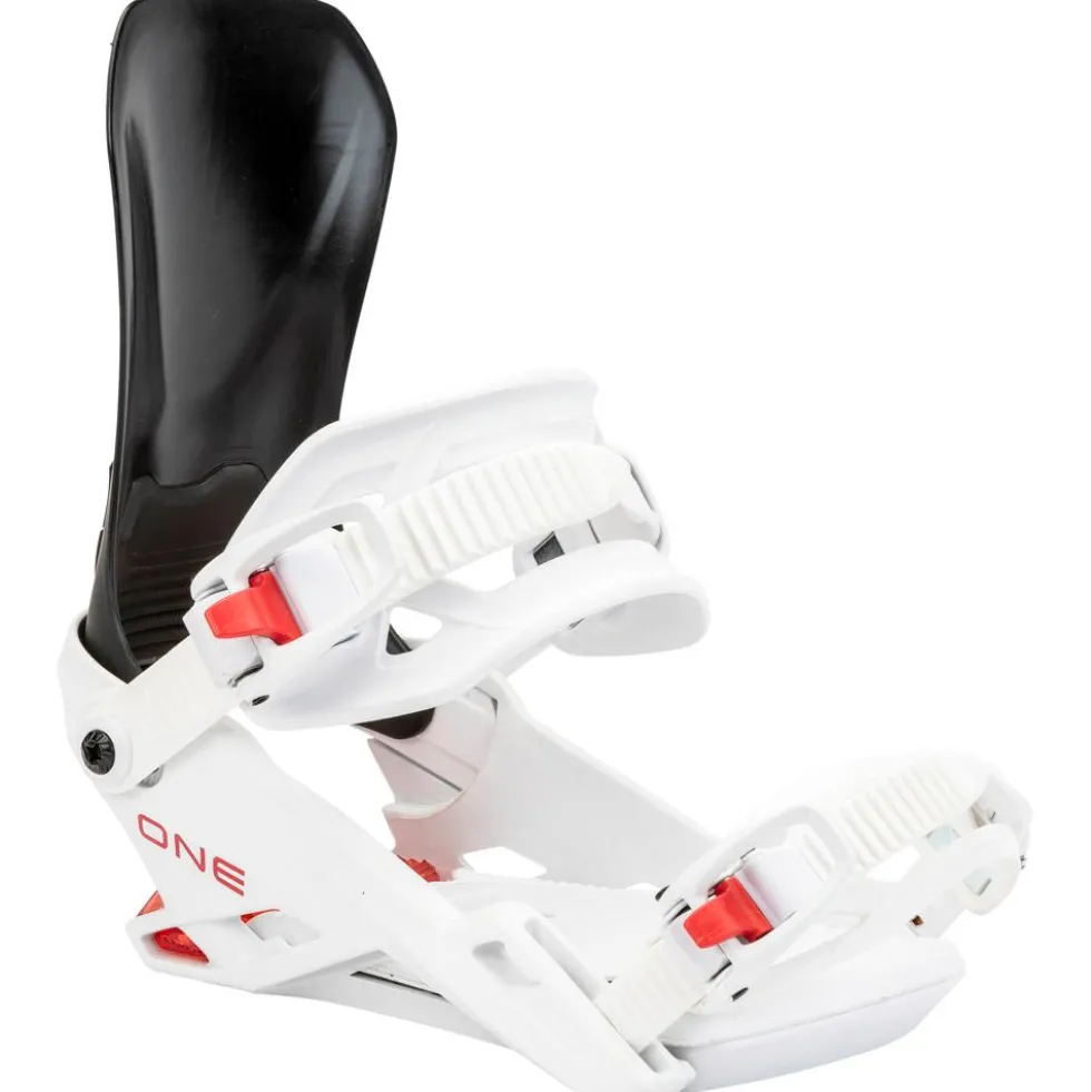 Attacchi Snowboard Nitro One Black-White-Red