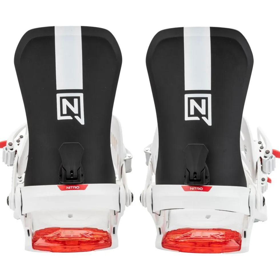 Attacchi Snowboard Nitro One Black-White-Red