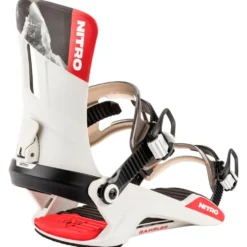 Attacchi Snowboard Nitro Rambler Raw black white red
