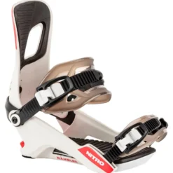 Attacchi Snowboard Nitro Rambler Raw black white red