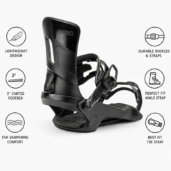 Attacchi Snowboard Nitro Rambler Ultra Black