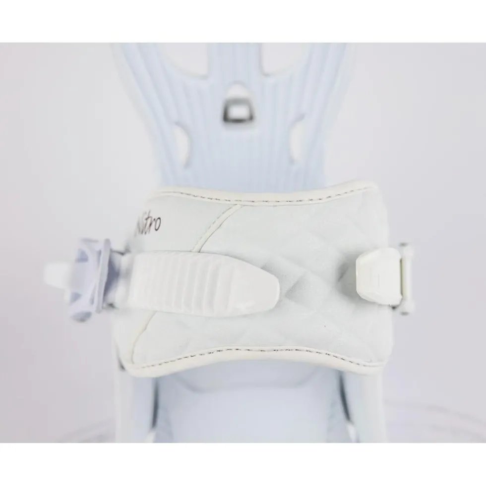 Attacchi Snowboard Nitro Rythm White Plum