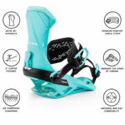 Attacchi Snowboard Nitro Team Fresh Blue