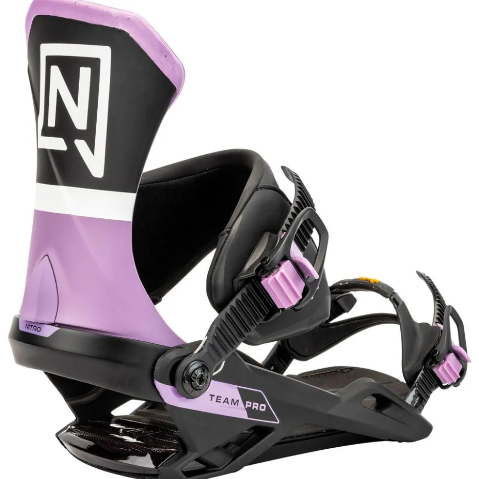 Attacchi Snowboard Nitro Team Pro Lilac