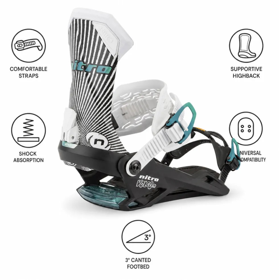 Attacchi Snowboard Nitro Team X Volcom
