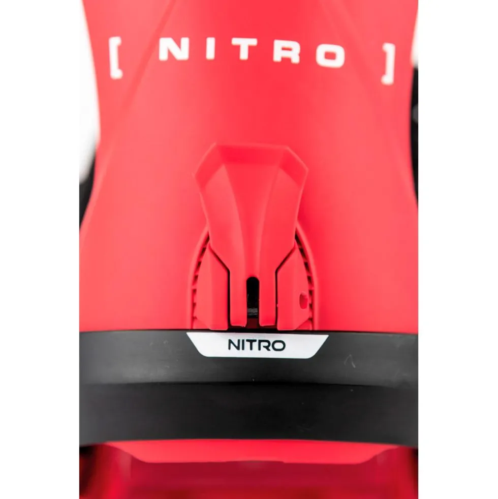 Attacchi Snowboard Nitro Team Vivid Red