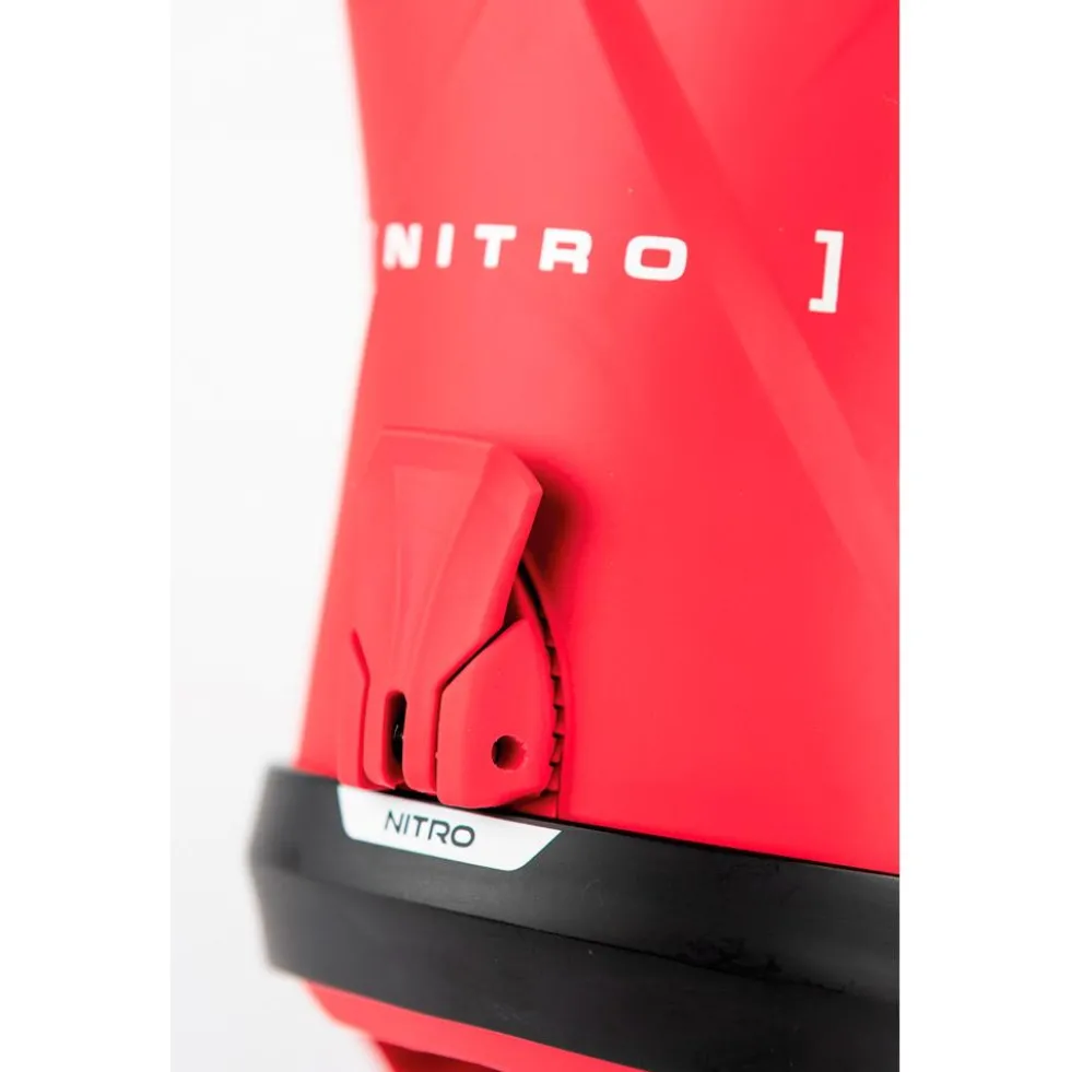 Attacchi Snowboard Nitro Team Vivid Red